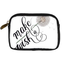 Make A Wish Digital Camera Leather Case by digitalparadise