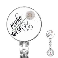 Make A Wish Stainless Steel Nurses Watch