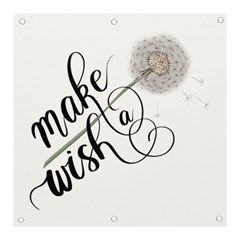 Make A Wish Banner And Sign 3  X 3  by digitalparadise