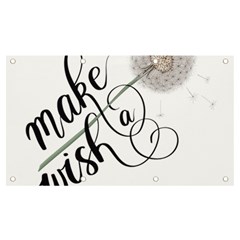 Make A Wish Banner And Sign 7  X 4  by digitalparadise