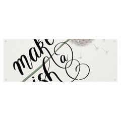 Make A Wish Banner And Sign 8  X 3 