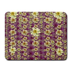 Lotus Flowers In Nature Will Always Bloom For Their Rare Beauty Small Mousepad by pepitasart