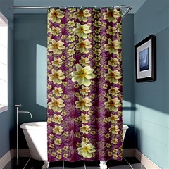 Lotus Flowers In Nature Will Always Bloom For Their Rare Beauty Shower Curtain 36  X 72  (stall)  by pepitasart