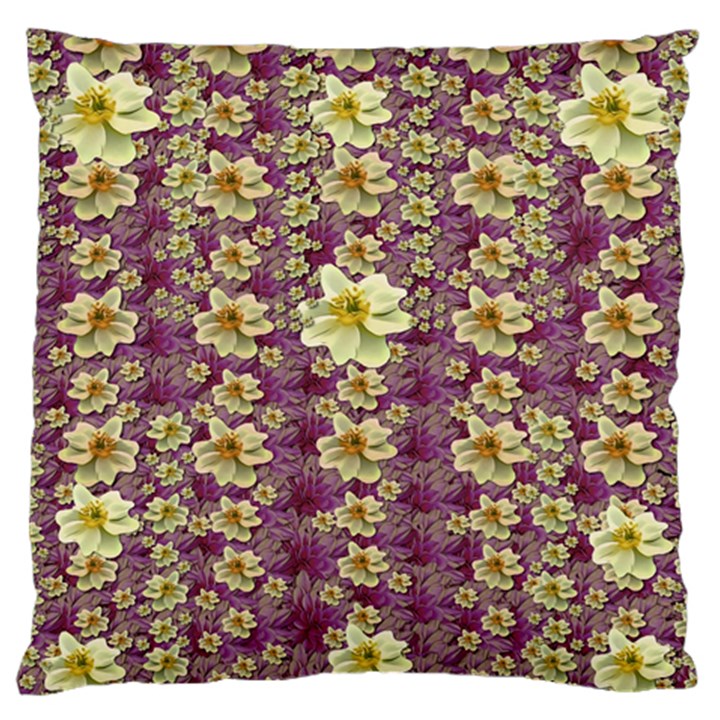 Lotus Flowers In Nature Will Always Bloom For Their Rare Beauty Large Cushion Case (One Side)