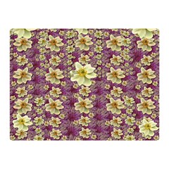 Lotus Flowers In Nature Will Always Bloom For Their Rare Beauty Premium Plush Fleece Blanket (mini) by pepitasart