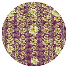 Lotus Flowers In Nature Will Always Bloom For Their Rare Beauty Round Trivet by pepitasart