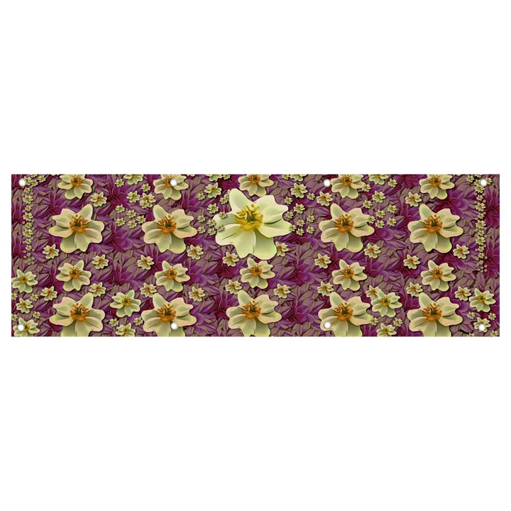 Lotus Flowers In Nature Will Always Bloom For Their Rare Beauty Banner and Sign 9  x 3 