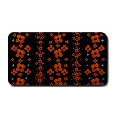 Oil Painted Bloom Brighten Up In The Night Medium Bar Mat by pepitasart