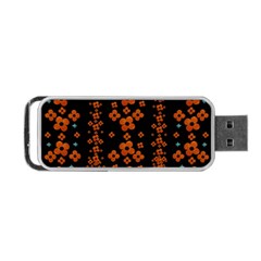 Oil Painted Bloom Brighten Up In The Night Portable Usb Flash (one Side) by pepitasart