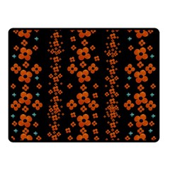 Oil Painted Bloom Brighten Up In The Night Fleece Blanket (small) by pepitasart