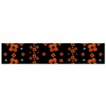 Oil Painted Bloom Brighten Up In The Night Small Premium Plush Fleece Scarf Front