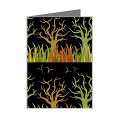 Background Decor Backdrop Design Art Decorative Mini Greeting Card by Ravend