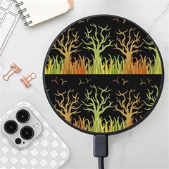 Background Decor Backdrop Design Art Decorative Wireless Fast Charger(black)