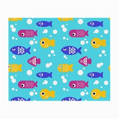 Fish Graphic Seamless Pattern Seamless Pattern Small Glasses Cloth