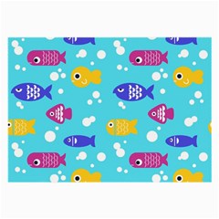 Fish Graphic Seamless Pattern Seamless Pattern Large Glasses Cloth