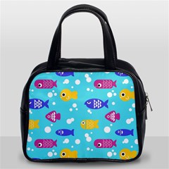 Fish Graphic Seamless Pattern Seamless Pattern Classic Handbag (Two Sides)