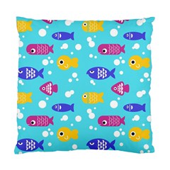 Fish Graphic Seamless Pattern Seamless Pattern Standard Cushion Case (two Sides) by Ravend