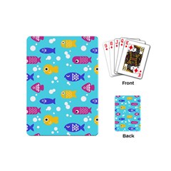 Fish Graphic Seamless Pattern Seamless Pattern Playing Cards Single Design (mini) by Ravend