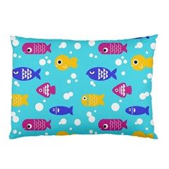 Fish Graphic Seamless Pattern Seamless Pattern Pillow Case (two Sides) by Ravend