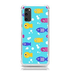 Fish Graphic Seamless Pattern Seamless Pattern Samsung Galaxy S20 6 2 Inch Tpu Uv Case