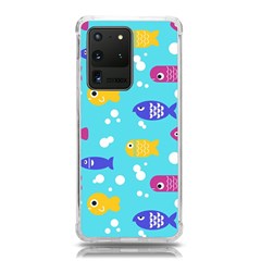 Fish Graphic Seamless Pattern Seamless Pattern Samsung Galaxy S20 Ultra 6 9 Inch Tpu Uv Case