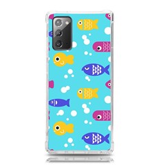 Fish Graphic Seamless Pattern Seamless Pattern Samsung Galaxy Note 20 Tpu Uv Case