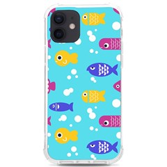 Fish Graphic Seamless Pattern Seamless Pattern Iphone 12/12 Pro Tpu Uv Print Case