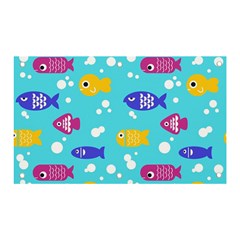 Fish Graphic Seamless Pattern Seamless Pattern Banner And Sign 5  X 3  by Ravend