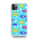 Fish Graphic Seamless Pattern Seamless Pattern iPhone 11 Pro Max 6.5 Inch TPU UV Print Case Front