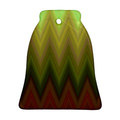 Zig Zag Chevron Classic Pattern Ornament (bell)