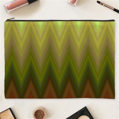 Zig Zag Chevron Classic Pattern Cosmetic Bag (xxxl) by Celenk