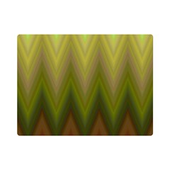 Zig Zag Chevron Classic Pattern One Side Premium Plush Fleece Blanket (mini) by Celenk