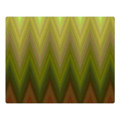 Zig Zag Chevron Classic Pattern One Side Premium Plush Fleece Blanket (large) by Celenk