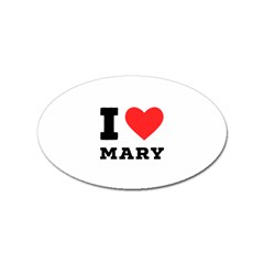 I Love Mary Sticker Oval (10 Pack)