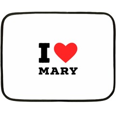 I Love Mary Fleece Blanket (mini) by ilovewhateva