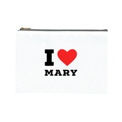 I Love Mary Cosmetic Bag (large) by ilovewhateva