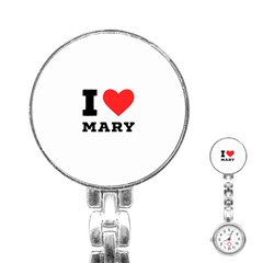 I Love Mary Stainless Steel Nurses Watch by ilovewhateva