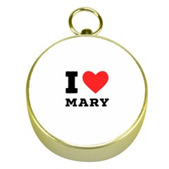 I Love Mary Gold Compasses by ilovewhateva