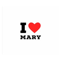 I Love Mary Premium Plush Fleece Blanket (small)