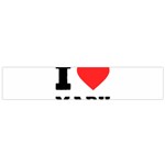 I love mary Small Premium Plush Fleece Scarf Back