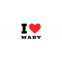 I Love Mary Oblong Satin Scarf (16  X 60 )