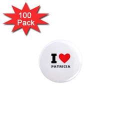 I Love Patricia 1  Mini Magnets (100 Pack)  by ilovewhateva