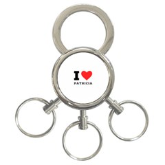 I Love Patricia 3-ring Key Chain by ilovewhateva