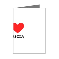 I Love Patricia Mini Greeting Card by ilovewhateva