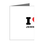 I love Jennifer  Mini Greeting Cards (Pkg of 8) Right