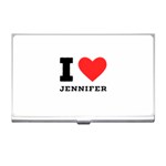 I love Jennifer  Business Card Holder Front