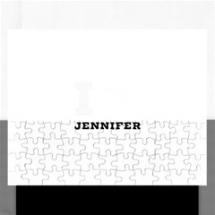 I Love Jennifer  Rectangular Jigsaw Puzzl