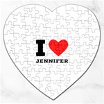 I love Jennifer  Jigsaw Puzzle (Heart) Front