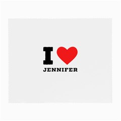 I Love Jennifer  Small Glasses Cloth (2 Sides) by ilovewhateva