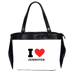 I Love Jennifer  Oversize Office Handbag (2 Sides) by ilovewhateva